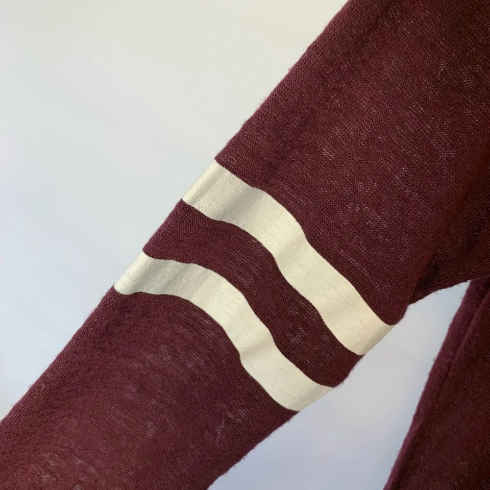 Miss Chievois Sweater lightweight maroon‎ Large